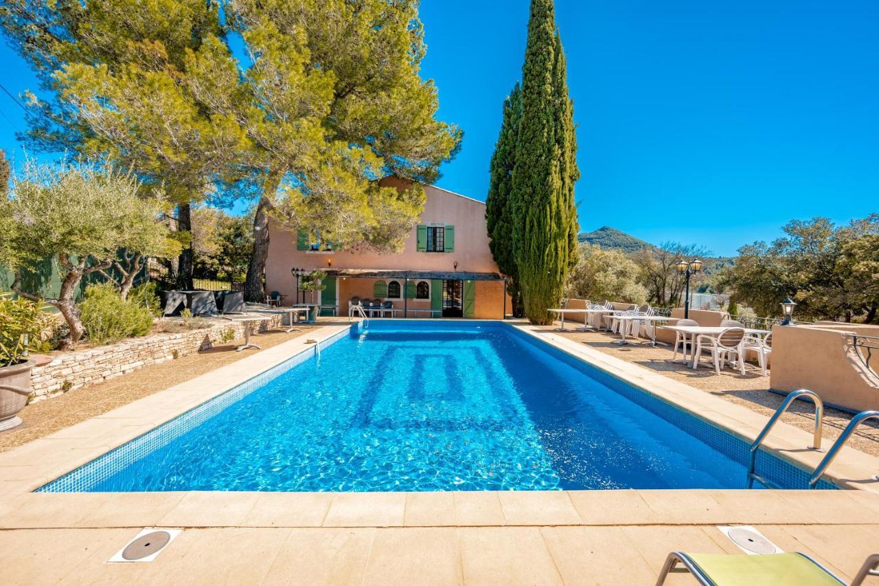 La Maison Du Rouge Gorge - Charmante Maison Climatisee Avec Piscine Pontevès Exteriör bild
