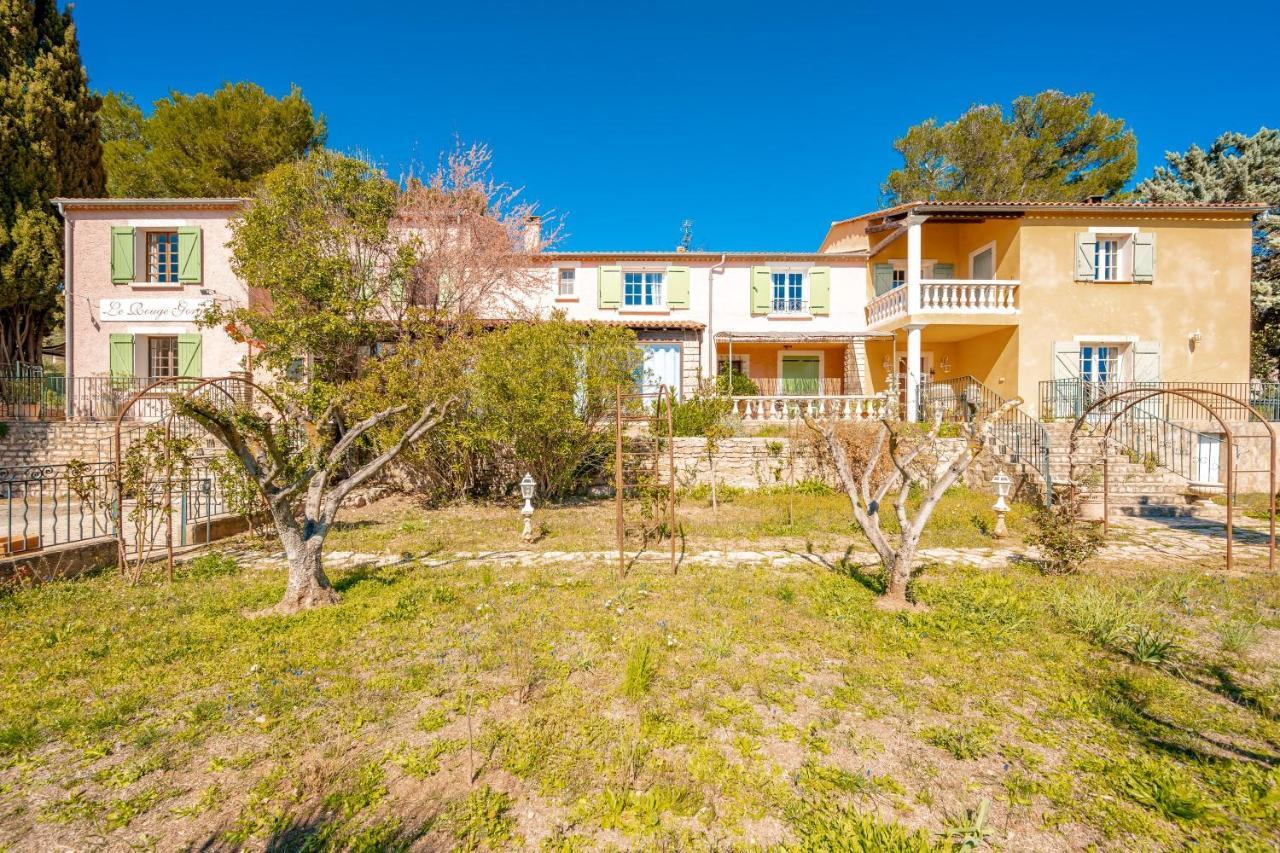 La Maison Du Rouge Gorge - Charmante Maison Climatisee Avec Piscine Pontevès Exteriör bild